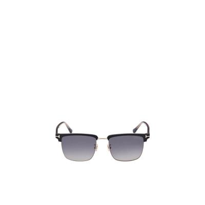 汤姆福特(Tom Ford)男士徽标太阳镜百搭时尚潮流个性防晒防紫外线 灰色