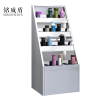 铭威盾201不锈钢员工车间多格茶杯放置收纳柜20位水杯架1250*550*490