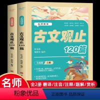 (全两册)2024名师精讲古文观止120篇 [正版]名师精讲古文观止120篇(全两册)中学生疑难字注音古文赏析学教一体对