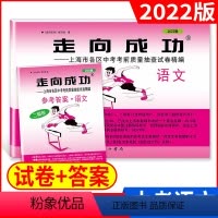 2022中考二模语文+答案 初中通用 [正版]2022年版走向成功 上海中考二模卷语文数学英语物理化学 试卷+答案 初三