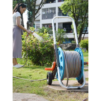 浇花水管软管浇菜地家用花园林符象浇水庭院子洗车水收纳架套装