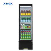 星星(XINGX)217升风冷侧开门立式冷柜节能黑科技独立式冷藏展示柜LSC-230WYPE