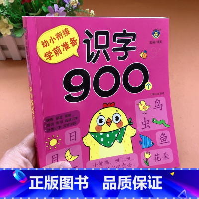 [正版]学前阅读识字900个幼儿童简单识字书籍学前准备儿童识字书识字大王学前识字幼儿早教启蒙宝宝看图认字书神器幼儿园大