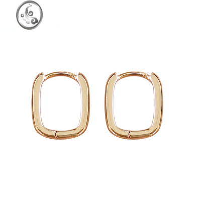 JiMi简约气质方形耳环女耳饰小众设计高级感春夏耳钉耳扣2023年新款潮