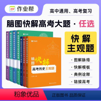 [四科]数物化生 全国通用 [正版]高中解题模板 脑图快解高考 物理化学生物政治历史地理主观题历年真题高考解题思路知识点