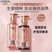 欧莱雅生姜洗发水护发素蓬松强韧柔顺 强韧洗发水440ml+润发乳440ml