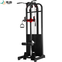 韦步(70KG配重)铝合金滑轮龙门架健身房小飞鸟夹胸综合训练器商用单边龙门架高位下拉小型家用健身器材