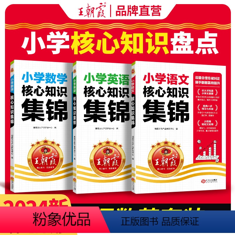 24新版❤[语数英全套]核心知识集锦 小学通用 [正版]小学核心知识集锦语文数学英语知识大盘点一年级二年级三四五六年级知