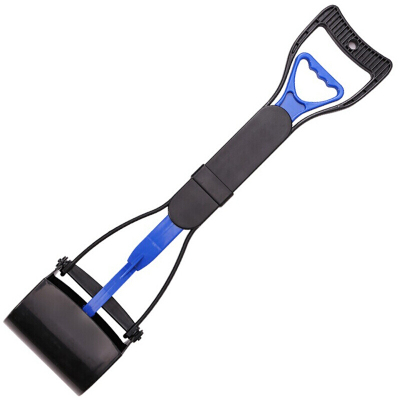 憨憨宠狗狗拾便器铲便器加长手柄便铲可折叠宠物夹便器清洁用品颜色随机大号