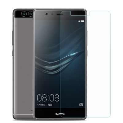 轻万适用华为p9钢化膜透明玻璃手机贴膜高清前膜防指纹防摔非全屏保护膜