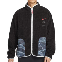 NIKE/耐克外套男装新款运动服摇粒绒保暖立领夹克FZ6194-010 D