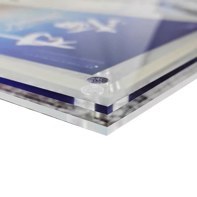 瑾如云海 亚克力展板 广告牌 双层50*70cm 厚5+3mm 个