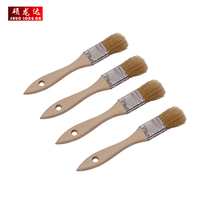 硕龙达 扁油刷 25mm 猪鬃 把