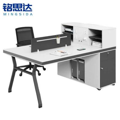 铭思达屏风工位双人位含椅套