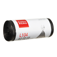 齐心 L104 加厚垃圾袋 30个装50*60cm 黑 1卷