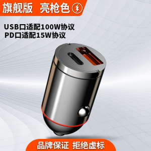 [补贴10%]纽曼迷你车载充电器快充头200W隐形车充汽车用点烟器转换插头