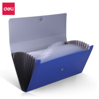 得力创新环保便携文件夹A5大容量多用途桌面整理神器