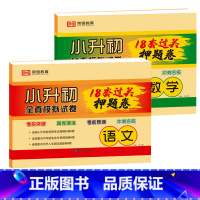 [全2本]小升初押题卷 语文+数学 小学升初中 [正版]2023版小升初必刷题语文数学英语全套人教版小学毕业升学总复习资