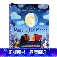 [正版]Usborne出品 月亮是什么 英文原版绘本 What is the Moon 问与答系列 科普百科认知立体翻