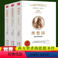 [正版]认准理想国梦的解析道德情操论 全三册 柏拉图的第一本书 哲学读物外国哲学入门基础西方政治思想高知学霸热读 乌托