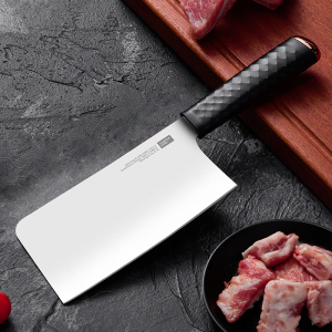 炊大皇菜刀家用锋利防锈砍骨切菜刀 厨师专用砍骨刀切片刀三德刀五