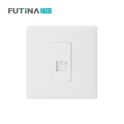福田 插座 明装开关插座面板明线家用墙壁 明装一位电脑 单位:个