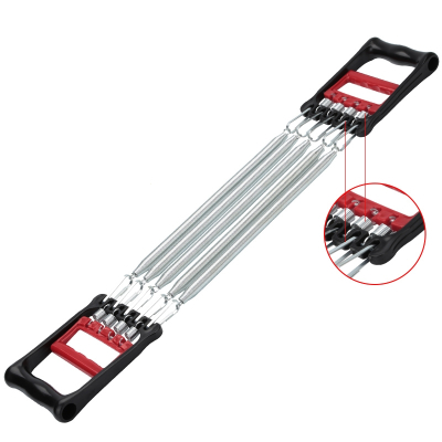  闪电客弹簧拉力器男扩胸器家用健身器材练肩多功能臂力器胸臂肌锻炼可拆