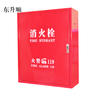 东升顺消火栓箱消防箱消防水带卷盘全套消防器材放置柜消防设备灭火箱800*650*240新国标铁门
