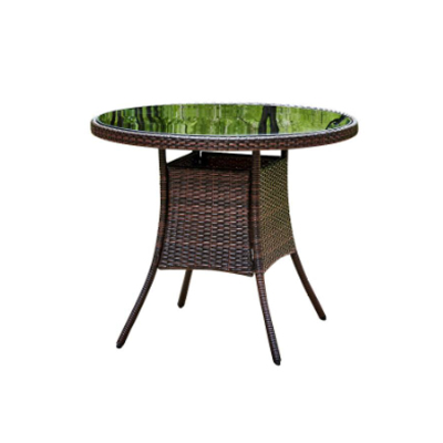 德诚和 户外休闲编藤圆桌R900*750mmH 张