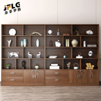 金菲罗格木质收纳柜带锁书柜