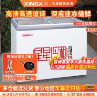 星星 183升深底岛柜商用冰柜冷藏冷冻单温卧式展示柜超市便利店雪糕饮料大容量展示柜SD/SC-183BE