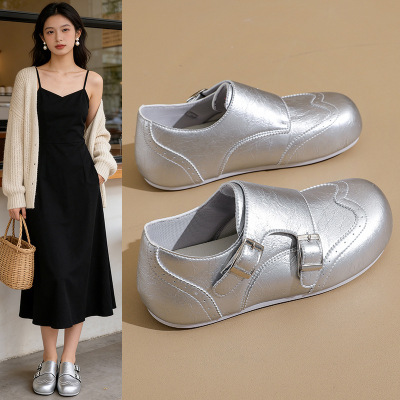 2026春季新款ins韩版透气小白鞋女学生厚底百搭休闲运动板鞋_238