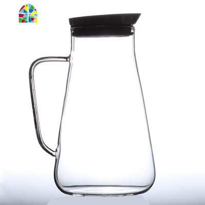 家用冷水壶耐热玻璃凉水壶大容量可高温玻璃壶水壶花茶壶果汁壶 FENGHOU 鹰嘴冷水壶1800ml