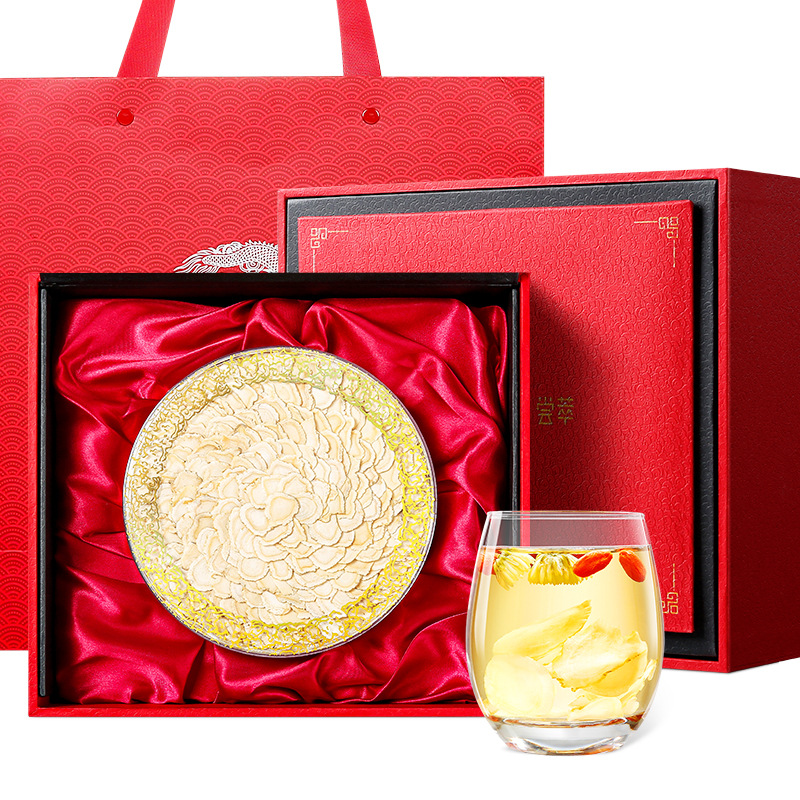 西洋参105g礼盒装长白山西洋参片花旗参大片软支西洋参切片官方旗舰店