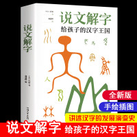 说文解字详解正版 给孩子的汉字王国许慎著 象形文字演变书图解 中小学生版注音版 古代汉语字典 儿童读 无颜色 无规格