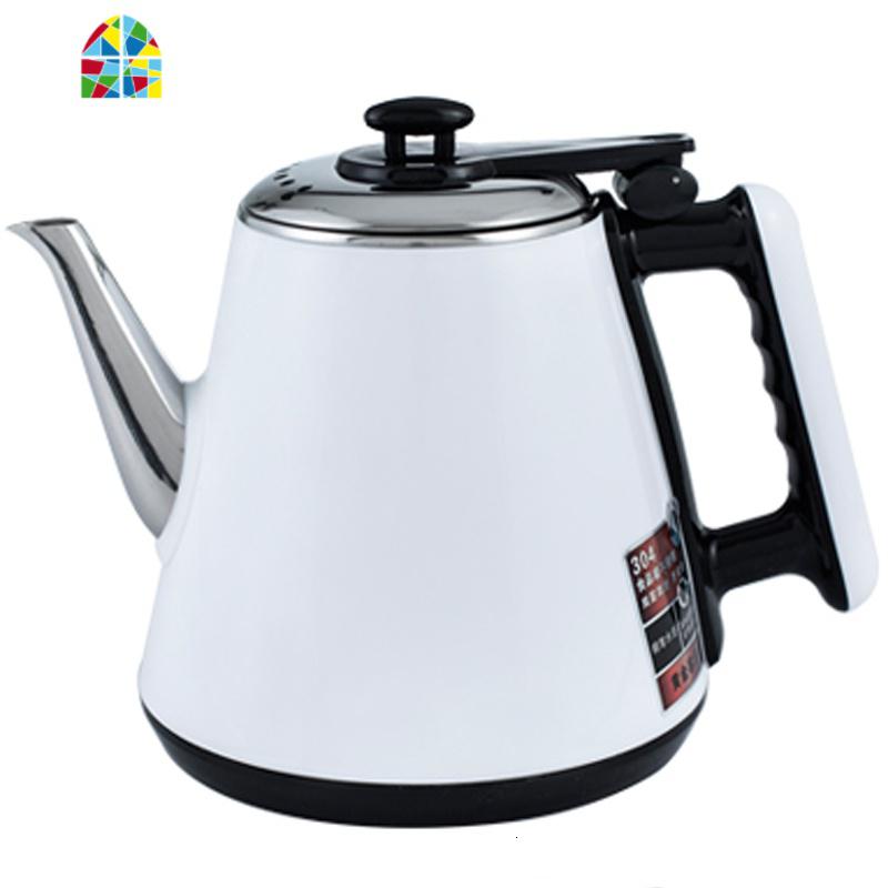 茶吧饮水机烧水壶泡茶专用单个配件五环自动上水壶美菱奥克斯通用 FENGHOU 黑白色免开盖半自动食品级304不锈钢