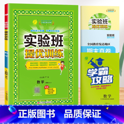数学[人教版]。 三年级下 [正版]2024春新版实验班提优训练一年级上册二年级下册三年级四五六语文数学英语全套书人教版