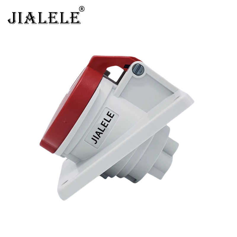 JIALELE 航空插座 斜 32A/ 32A 5孔/个