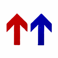 箭头指示标识(亚克力+磁吸)