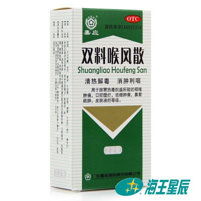 嘉应双料喉风散喷剂2.2g清热消肿利咽