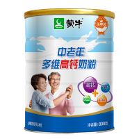 [2024.11产]蒙牛中老年多维高钙奶粉800g罐老年人营养奶粉送礼物