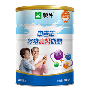 [2024.11产]蒙牛中老年多维高钙奶粉800g罐老年人营养奶粉送礼物