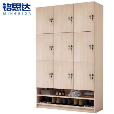 铭思达更衣柜三层9门台