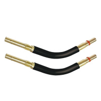 铁洋 二保焊枪弯管 350A黄铜弯管 个