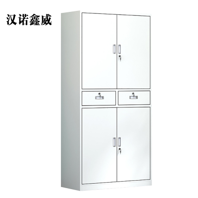 汉诺鑫威二斗矮柜铁皮文件柜资料档案储物柜工具柜