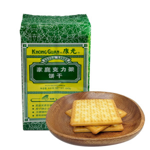 康元饼干康元家庭克力架饼干袋装640g休闲零食品早餐饼干