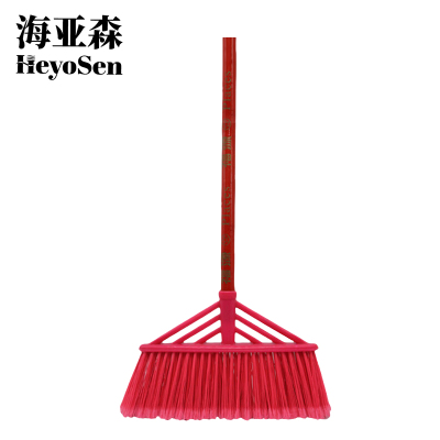 海亚森 M4014 MAX老式塑料丝硬毛扫把(计价单位:把)红色