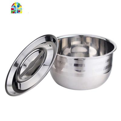 304不锈钢加厚汤锅轻便锅特厚带盖无磁手提调理锅电磁炉调料锅 FENGHOU 21CM加厚款[配手提]304砂光款