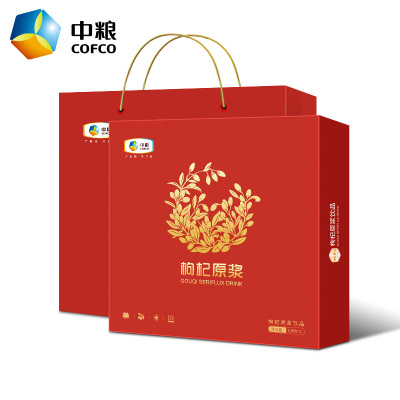 礼盒装-中粮可益康枸杞原浆枸杞汁礼盒装送礼佳品
