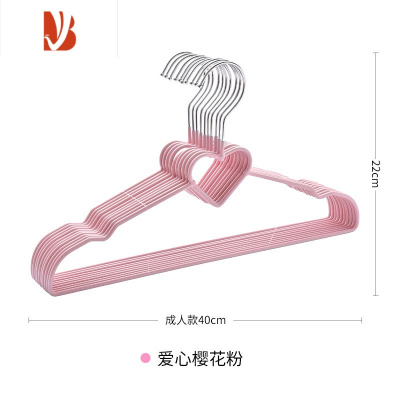 三维工匠少女心粉色可爱衣架创意蝴蝶节撑子挂衣家用学生宿舍心型宽肩衣撑